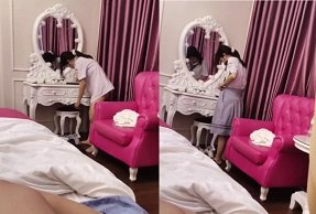 sex không che trung quốc Bài học tình dục của chị dâu vú bự