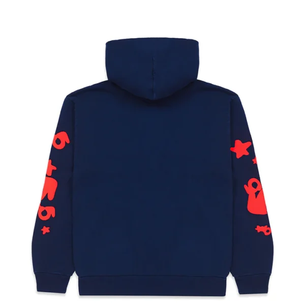 Sp5der Beluga Hoodie – Navy Blue