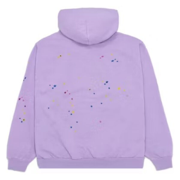 Sp5der Acai Hoodie Purple