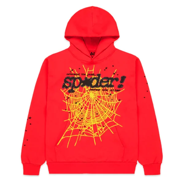 Sp5der P*NK V2 Hoodie – Red