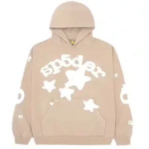 Sp5der Beluga Light Brown Hoodie